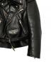 中古・古着 BALENCIAGA (バレンシアガ) SWING TOP LEATHER JACKET ブラック サイズ:40：85000円