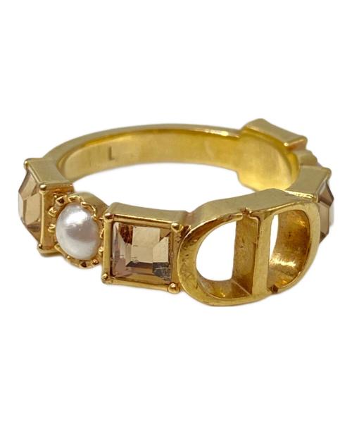 Christian Dior（クリスチャン ディオール）Christian Dior (クリスチャン ディオール) パールリング ゴールド サイズ:14号の古着・服飾アイテム