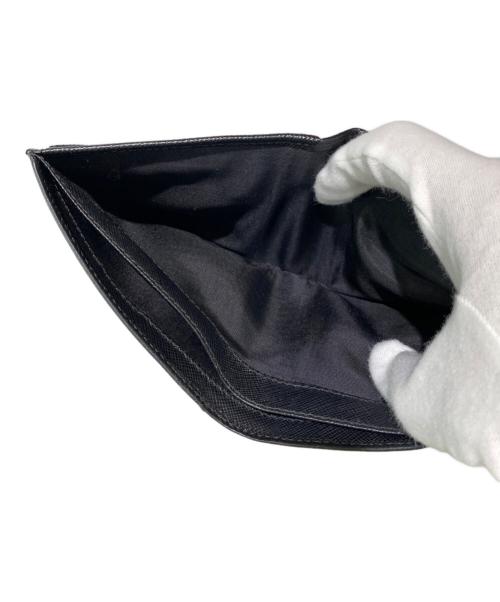 PRADA（プラダ）PRADA (プラダ) 2つ折り財布 ブラックの古着・服飾アイテム