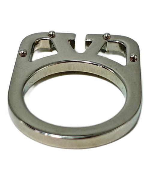 VALENTINO GARAVANI（ヴァレンティノ・ガラヴァーニ）VALENTINO GARAVANI (ヴァレンティノ・ガラヴァーニ) Vロゴ リング サイズ:21号の古着・服飾アイテム