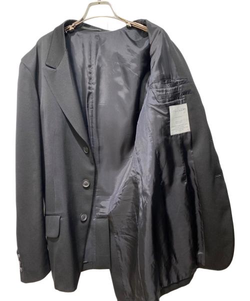 Yohji Yamamoto pour homme（ヨウジヤマモト プールオム）Yohji Yamamoto pour homme (ヨウジヤマモト プールオム) UNBALANCED JACKET（アンバランスドジャケット） ブラック サイズ:2の古着・服飾アイテム