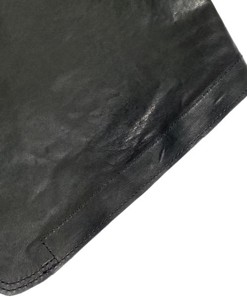 JUNYA WATANABE MAN（ジュンヤワタナベマン）JUNYA WATANABE MAN (ジュンヤワタナベマン) LEVI'S (リーバイス) Wネームレザージャケット ブラック サイズ:Sの古着・服飾アイテム