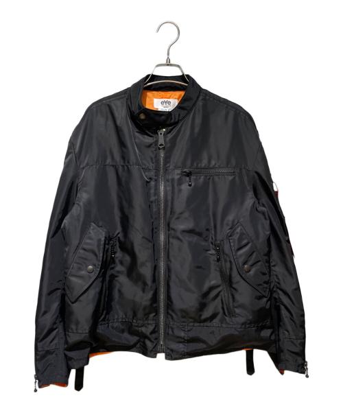eYe COMME des GARCONS JUNYAWATANABE MAN（アイ コム デ ギャルソン ジュンヤ ワタナベ マン）eYe COMME des GARCONS JUNYAWATANABE MAN (アイ コム デ ギャルソン ジュンヤ ワタナベ マン) ALPHA (アルファ) ナイロンツイルジャケット ブラック サイズ:Sの古着・服飾アイテム