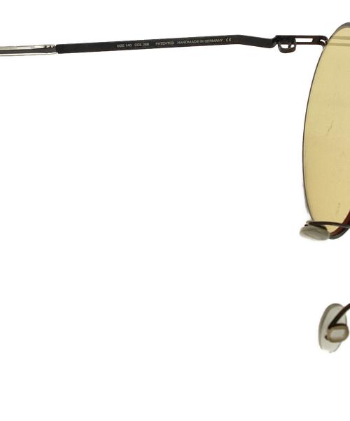 MYKITA STUDIO（マイキータスタジオ）MYKITA STUDIO (マイキータスタジオ) サングラス ブラック×イエロー サイズ:56□22の古着・服飾アイテム