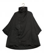 RICK OWENSリックオウエンス）の古着「Zip Up Jacket Poncho」｜ブラック