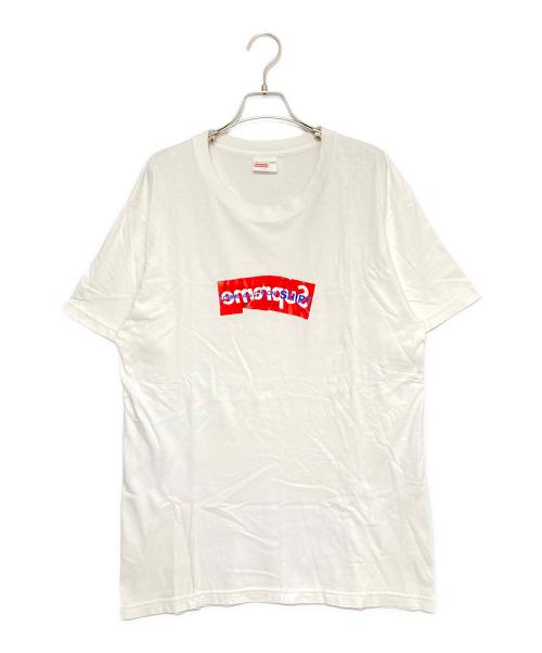 SUPREME（シュプリーム）SUPREME (シュプリーム) COMME des GARCONS SHIRT (コムデギャルソンシャツ) Box Logo Tee ホワイト サイズ:Lの古着・服飾アイテム
