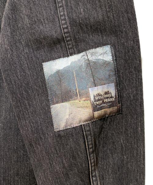 UNDERCOVER（アンダーカバー）UNDERCOVER (アンダーカバー) 24AW Twin Peaks デニムジャケット ブラック サイズ:3の古着・服飾アイテム
