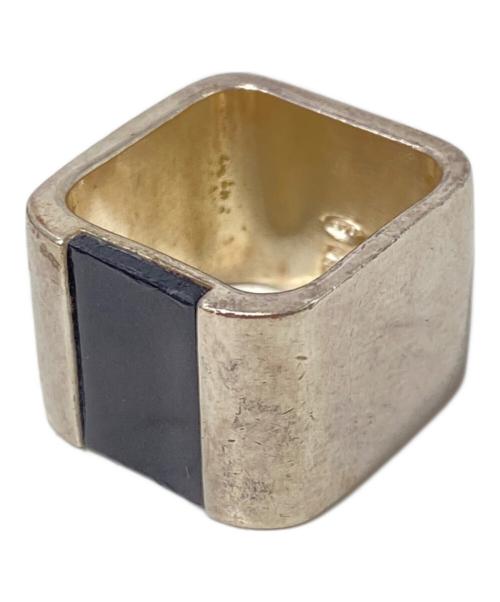 GUCCI（グッチ）GUCCI (グッチ) ツートンスクエアリング サイズ:14号の古着・服飾アイテム