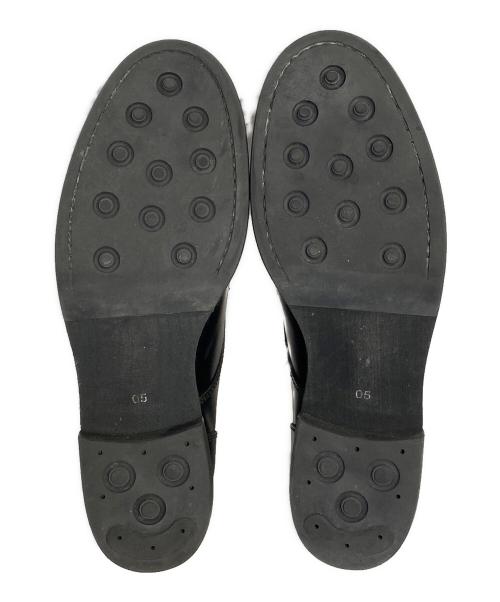 Yohji Yamamoto COSTUME D'HOMME（ヨウジヤマモトコスチュームドオム）Yohji Yamamoto COSTUME D'HOMME (ヨウジヤマモトコスチュームドオム) プレーントゥレザードレスシューズ ブラック サイズ:5の古着・服飾アイテム