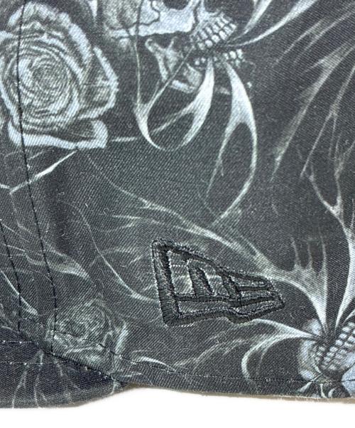 Yohji Yamamoto pour homme（ヨウジヤマモト プールオム）Yohji Yamamoto pour homme (ヨウジヤマモト プールオム) New Era (ニューエラ) 21SS スカルローズキャップ ブラック サイズ:7 5/8の古着・服飾アイテム