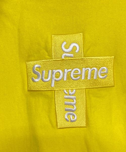 SUPREME（シュプリーム）SUPREME (シュプリーム) Cross Box Logo Hooded Sweatshirt イエロー サイズ:Mの古着・服飾アイテム