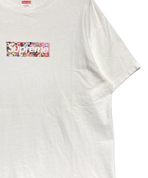 SUPREME（シュプリーム）SUPREME (シュプリーム) 村上隆 (ムラカミタカシ) COVID-19 Relief Box Logo Tee ホワイト サイズ:Mの古着・服飾アイテム