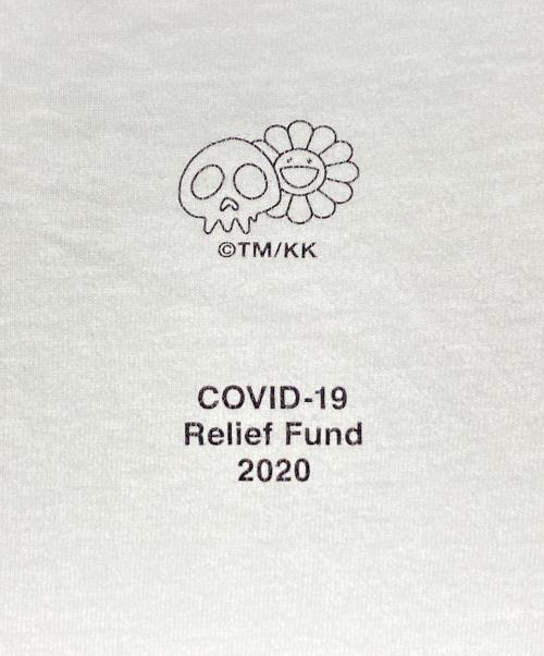 SUPREME（シュプリーム）SUPREME (シュプリーム) 村上隆 (ムラカミタカシ) COVID-19 Relief Box Logo Tee ホワイト サイズ:Mの古着・服飾アイテム