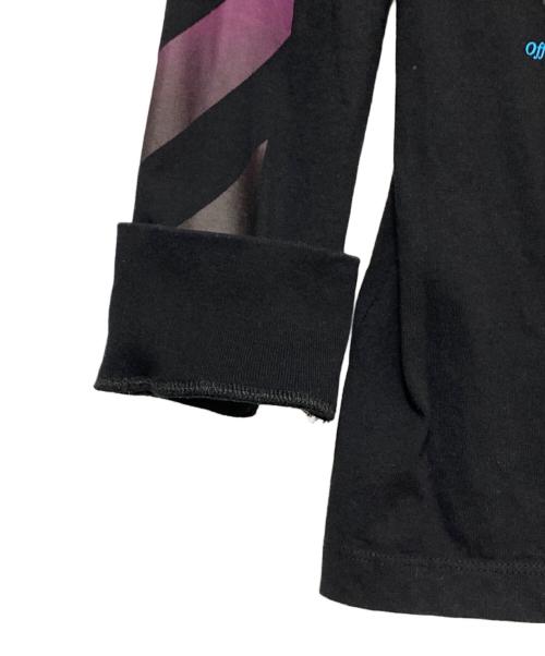 OFFWHITE（オフホワイト）OFFWHITE (オフホワイト) グラデーションアローロゴTシャツ ブラック サイズ:Lの古着・服飾アイテム