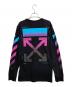 OFFWHITE (オフホワイト) グラデーションアローロゴTシャツ ブラック サイズ:L：20000円