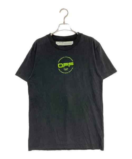 OFFWHITE（オフホワイト）OFFWHITE (オフホワイト) ハンドロゴTシャツ ブラック サイズ:Mの古着・服飾アイテム