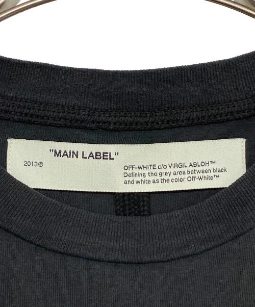 OFFWHITE（オフホワイト）OFFWHITE (オフホワイト) ハンドロゴTシャツ ブラック サイズ:Mの古着・服飾アイテム