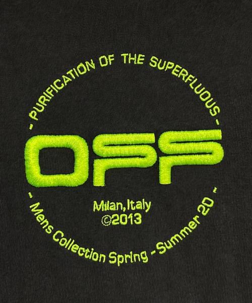 OFFWHITE（オフホワイト）OFFWHITE (オフホワイト) ハンドロゴTシャツ ブラック サイズ:Mの古着・服飾アイテム