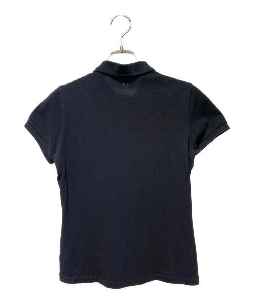 ami（アミ）ami (アミ) ハートロゴポロシャツ ブラック サイズ:Mの古着・服飾アイテム