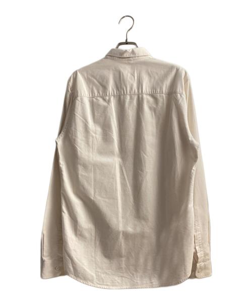 ami（アミ）ami (アミ) ハートロゴBDシャツ アイボリー サイズ:40の古着・服飾アイテム