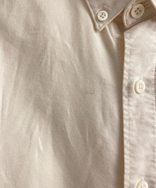 ami（アミ）ami (アミ) ハートロゴBDシャツ アイボリー サイズ:40の古着・服飾アイテム