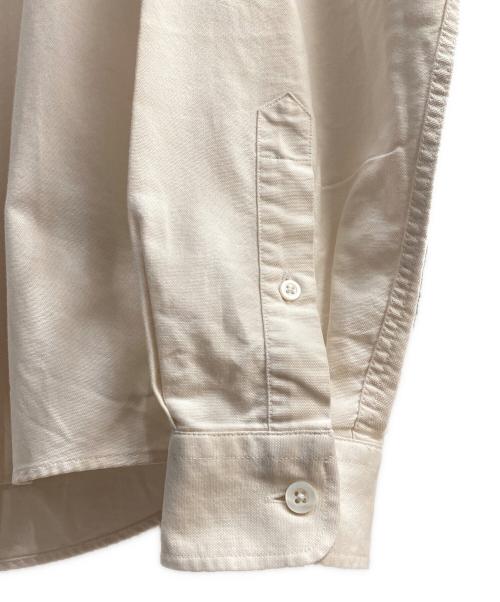 ami（アミ）ami (アミ) ハートロゴBDシャツ アイボリー サイズ:40の古着・服飾アイテム