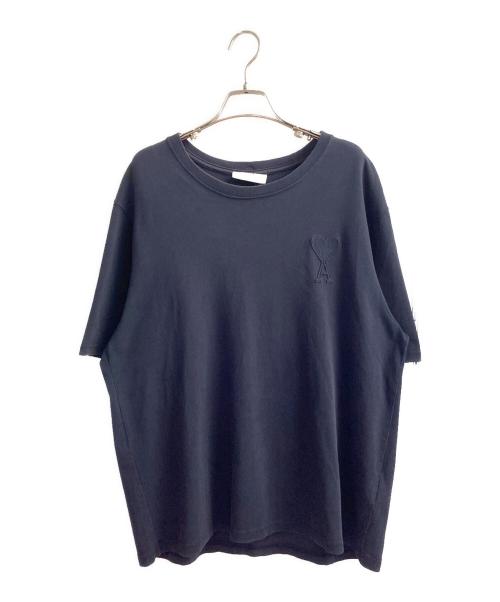 ami（アミ）ami (アミ) ハートロゴTシャツ ネイビー サイズ:表記なしの古着・服飾アイテム
