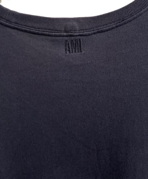 ami（アミ）ami (アミ) ハートロゴTシャツ ネイビー サイズ:表記なしの古着・服飾アイテム