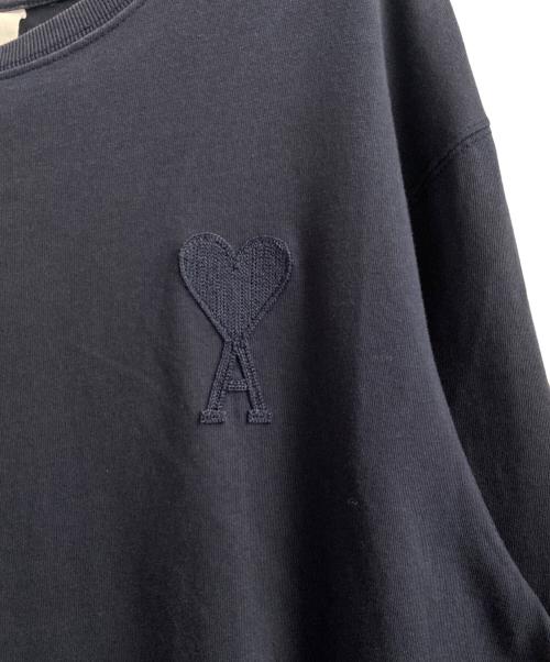 ami（アミ）ami (アミ) ハートロゴTシャツ ネイビー サイズ:表記なしの古着・服飾アイテム