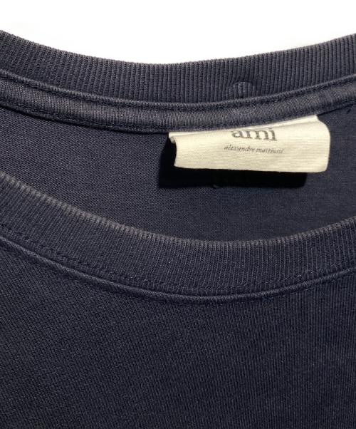 ami（アミ）ami (アミ) ハートロゴTシャツ ネイビー サイズ:表記なしの古着・服飾アイテム