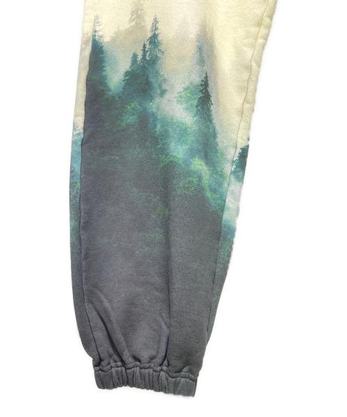 UNDERCOVER（アンダーカバー）UNDERCOVER (アンダーカバー) 24AW TWIN PEAKS 総柄スウェットパンツ グリーン×ホワイト サイズ:3の古着・服飾アイテム