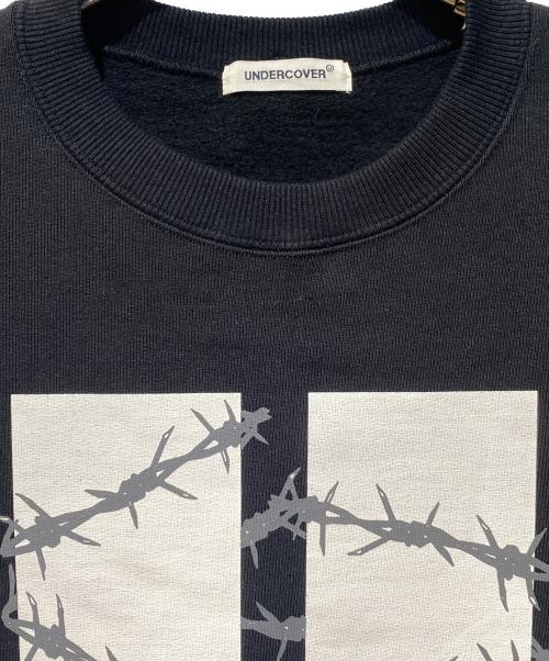 UNDERCOVER（アンダーカバー）UNDERCOVER (アンダーカバー) 24AW SWEAT WiredU ブラック サイズ:2の古着・服飾アイテム