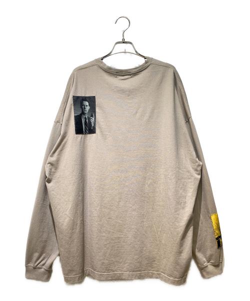 UNDERCOVER（アンダーカバー）UNDERCOVER (アンダーカバー) 24AW ワイドLSTEE TPJQパッチ ライトグレー サイズ:4の古着・服飾アイテム