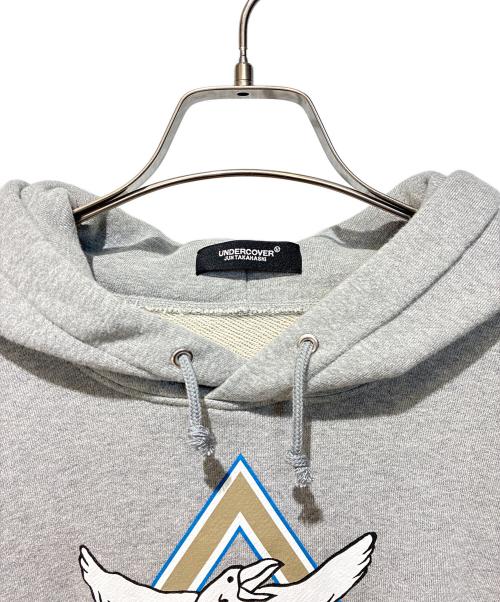 UNDERCOVER（アンダーカバー）UNDERCOVER (アンダーカバー) HOODIE CROW（フディークロウ） グレー サイズ:2の古着・服飾アイテム