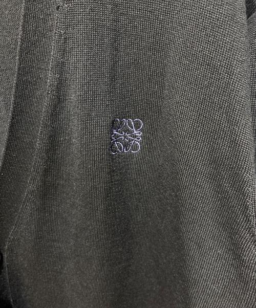 LOEWE（ロエベ）LOEWE (ロエベ) アナグラム刺繍カーディガン ブラック サイズ:XSの古着・服飾アイテム