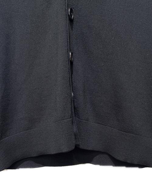 LOEWE（ロエベ）LOEWE (ロエベ) アナグラム刺繍カーディガン ブラック サイズ:XSの古着・服飾アイテム