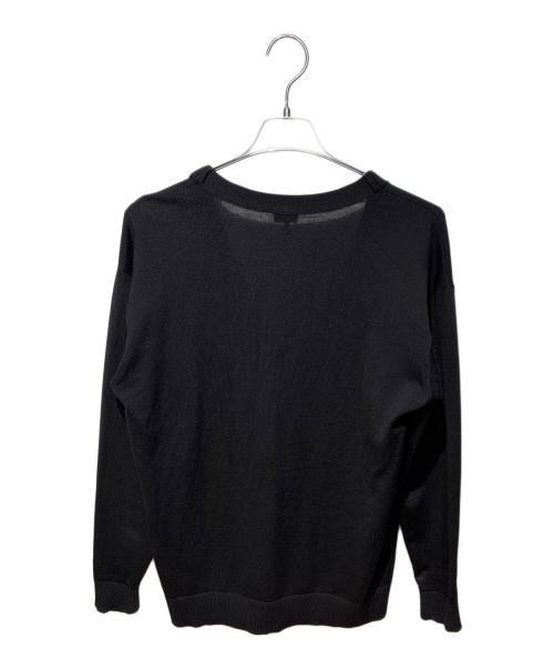 LOEWE（ロエベ）LOEWE (ロエベ) アナグラム刺繍カーディガン ブラック サイズ:XSの古着・服飾アイテム