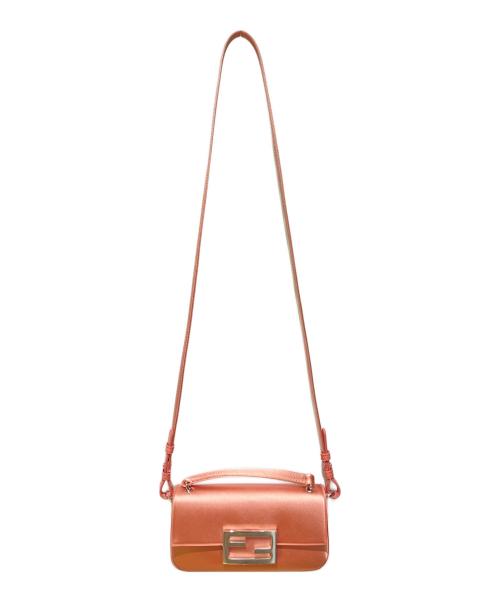 FENDI（フェンディ）FENDI (フェンディ) バゲットフォンポーチ ピンクの古着・服飾アイテム