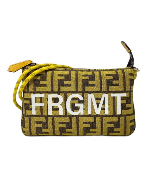 FENDI（フェンディ）FENDI (フェンディ) FRAGMENT DESIGN (フラグメントデザイン) ×FRAGMENT ミニショルダーバッグ イエローの古着・服飾アイテム