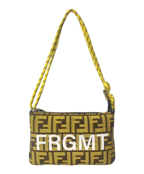 FENDI（フェンディ）FENDI (フェンディ) FRAGMENT DESIGN (フラグメントデザイン) ×FRAGMENT ミニショルダーバッグ イエローの古着・服飾アイテム