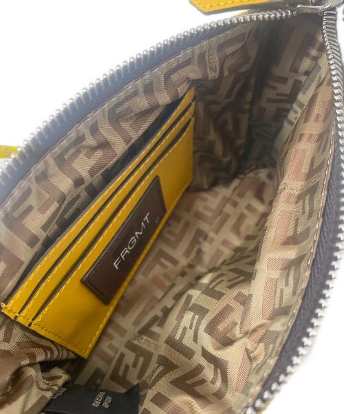 FENDI（フェンディ）FENDI (フェンディ) FRAGMENT DESIGN (フラグメントデザイン) ×FRAGMENT ミニショルダーバッグ イエローの古着・服飾アイテム