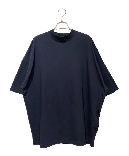 JIL SANDER（ジルサンダー）JIL SANDER (ジルサンダー) モックネックカットソー ネイビー サイズ:Sの古着・服飾アイテム