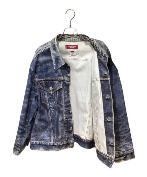 eYe COMME des GARCONS JUNYAWATANABE MAN（アイ コム デ ギャルソン ジュンヤ ワタナベ マン）eYe COMME des GARCONS JUNYAWATANABE MAN LEVI'S BerBerJin (ベンベルジン) 25SS 綿ツイル インクジェットプリント Levi’s Wネーム BerBerJin ブルー サイズ:XSの古着・服飾アイテム