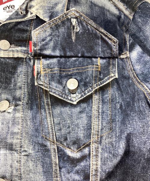 eYe COMME des GARCONS JUNYAWATANABE MAN（アイ コム デ ギャルソン ジュンヤ ワタナベ マン）eYe COMME des GARCONS JUNYAWATANABE MAN LEVI'S BerBerJin (ベンベルジン) 25SS 綿ツイル インクジェットプリント Levi’s Wネーム BerBerJin ブルー サイズ:XSの古着・服飾アイテム