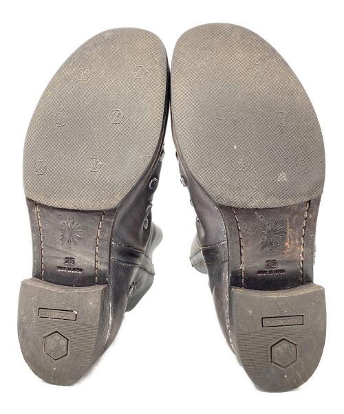 MIHARA YASUHIRO（ミハラヤスヒロ）MIHARA YASUHIRO (ミハラヤスヒロ) スタッズブーツ ブラウン サイズ:26の古着・服飾アイテム