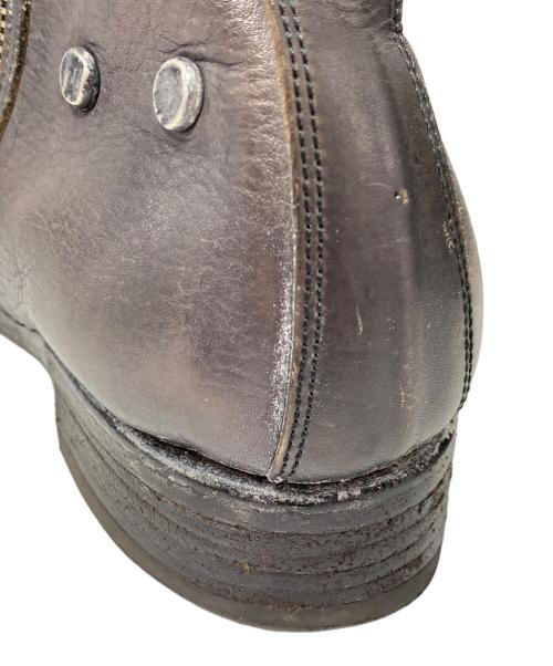 MIHARA YASUHIRO（ミハラヤスヒロ）MIHARA YASUHIRO (ミハラヤスヒロ) スタッズブーツ ブラウン サイズ:26の古着・服飾アイテム