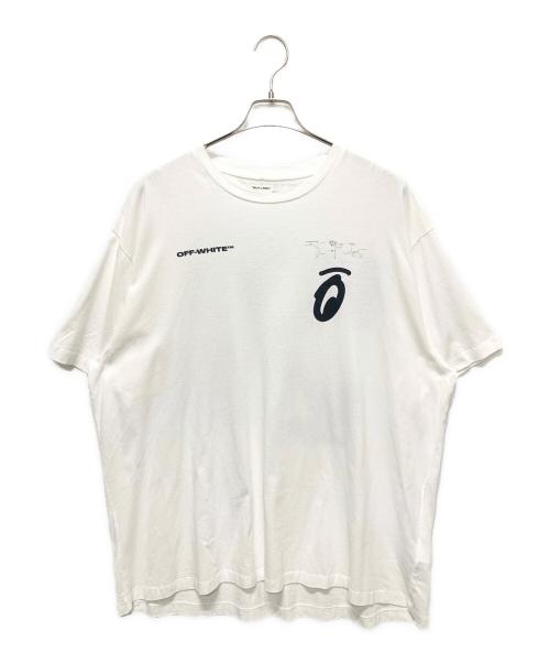 OFFWHITE（オフホワイト）OFFWHITE (オフホワイト) 19AW SPLITTED ARROWS S/S OVER TEE ホワイト サイズ:Mの古着・服飾アイテム
