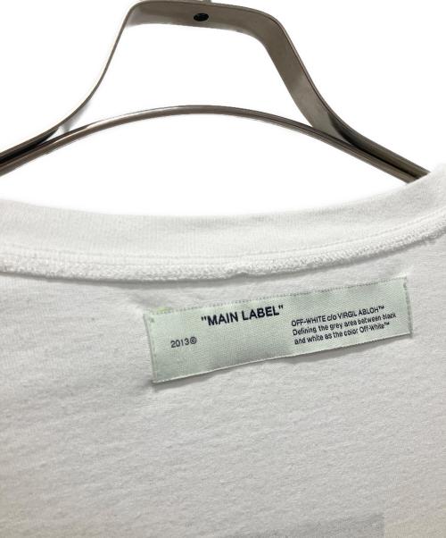 OFFWHITE（オフホワイト）OFFWHITE (オフホワイト) 19AW SPLITTED ARROWS S/S OVER TEE ホワイト サイズ:Mの古着・服飾アイテム