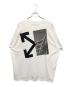 OFFWHITE (オフホワイト) 19AW SPLITTED ARROWS S/S OVER TEE ホワイト サイズ:M：18000円