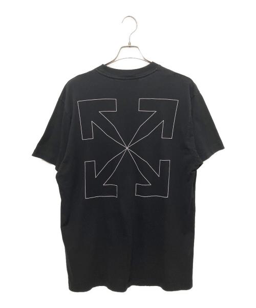 OFFWHITE（オフホワイト）OFFWHITE (オフホワイト) アウトライン アロー オーバー Tシャツ ブラック サイズ:XSの古着・服飾アイテム
